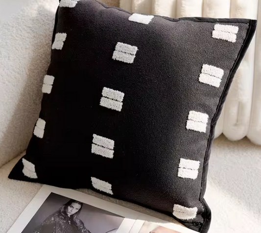 Black and white Abstract design Pillow covers for sofa-Couch