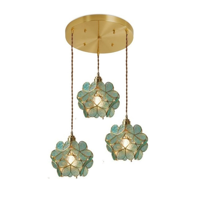 Floral pendant Lights, Glass Chandelier