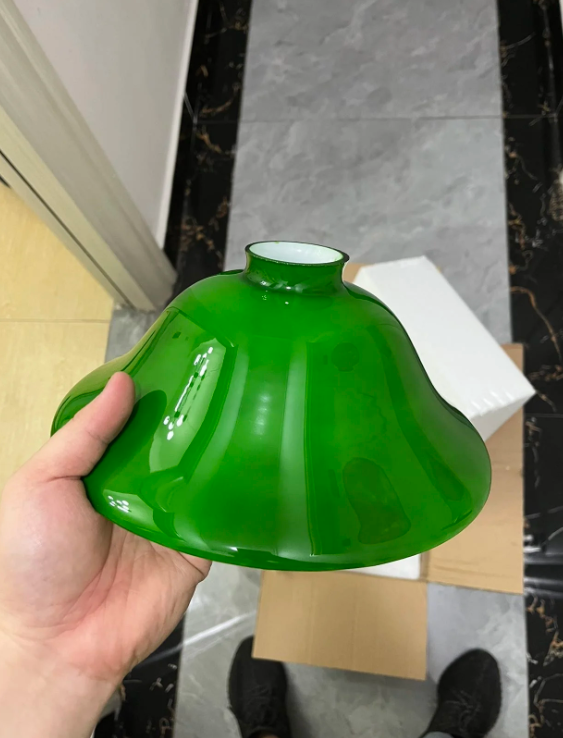 Vintage style Green Glass pendant lights