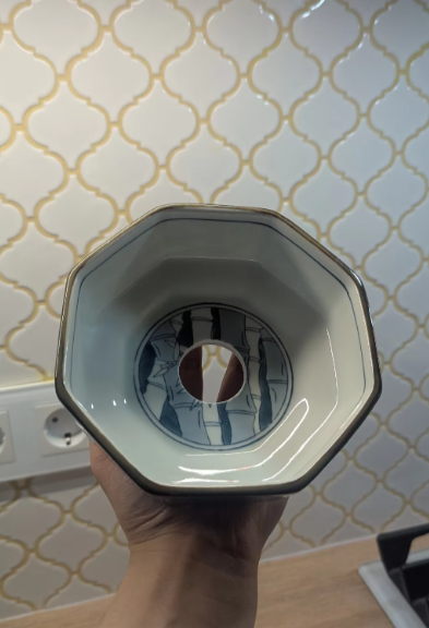 Mini Hand glazed Terracotta Pendant light