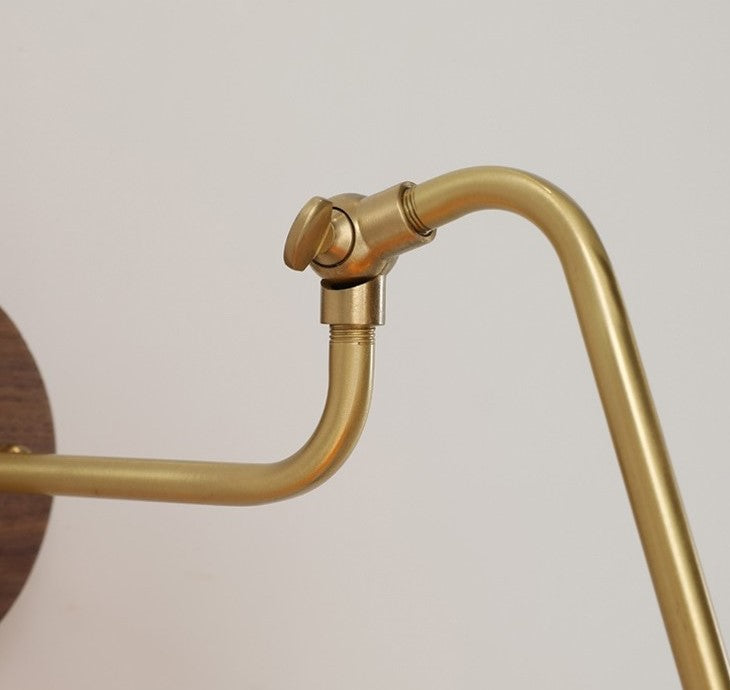 Antique Style Glass wall light /Brass wall lamp