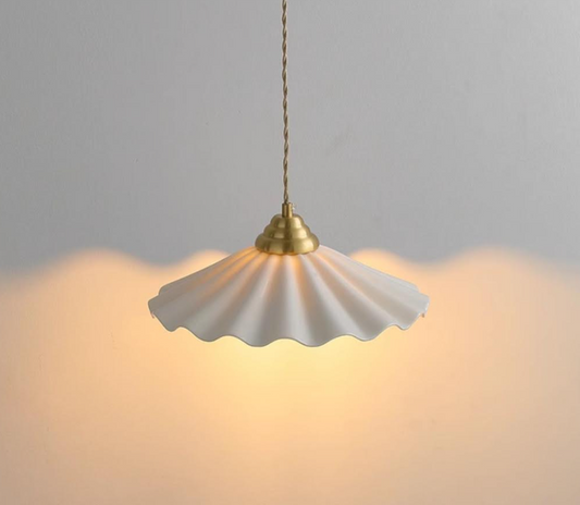 Wave Style Ceramic Pendant Lamp