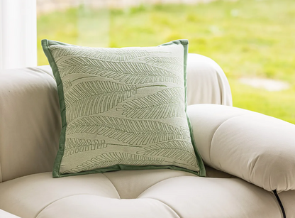 Sage Green & Nude Beige  Luxury Pillow Covers