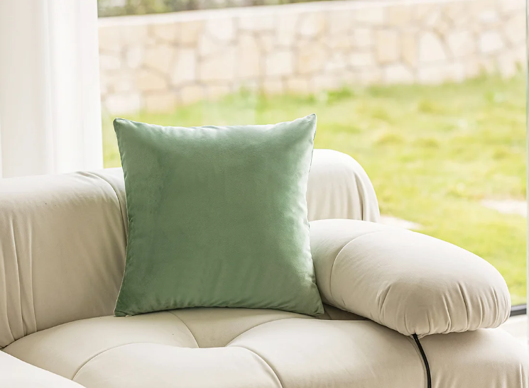 Sage Green & Nude Beige Pillow Covers – Luxury Cushion Covers