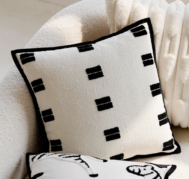 White Faux Fur & Velvet Pillow Covers – Luxe Satin Multi-Style Cushion Covers