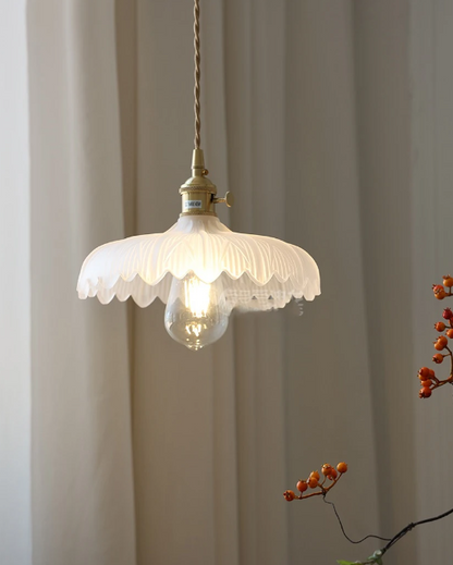 Vibrant Tulip-inspired Multi-Color Glass Pendant Light