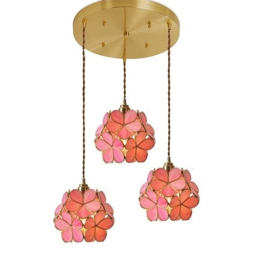 Enchanted Petals Mesmerizing Glass Flower pendant Lights