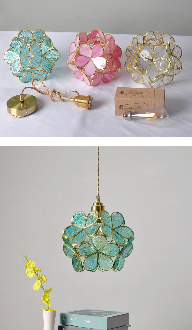 Enchanted Petals Mesmerizing Glass Flower pendant Lights