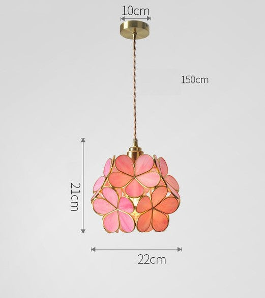 Enchanted Petals Mesmerizing Glass Flower pendant Lights