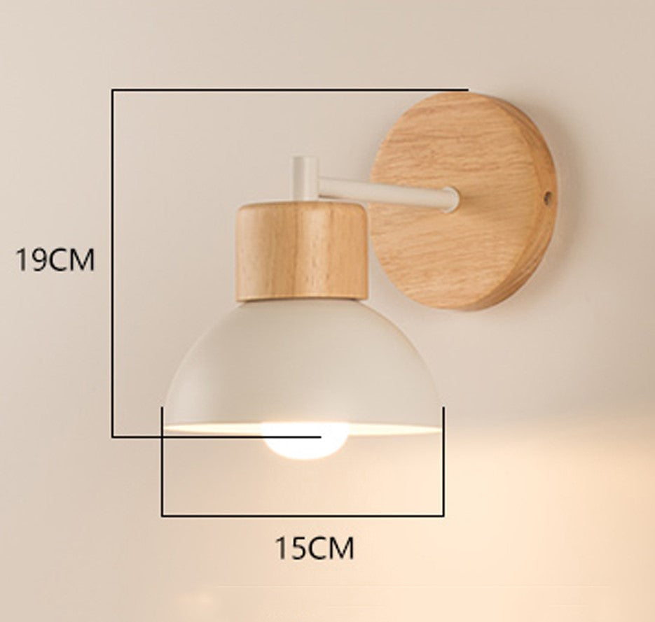 Nordic Macaroon, Wood Wall Lamp, Kids Room Lamp