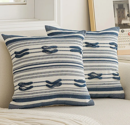 Tufted Punch Needle Pillow Case – Luxury-Embroidered Cushion covers