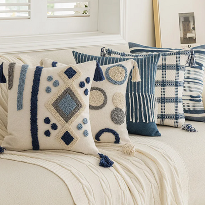 Tufted Punch Needle Pillow Case – Luxury-Embroidered Cushion covers