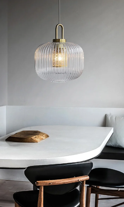 Modern Clear Glass Pendant Light