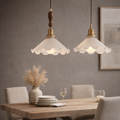 Modern White Opal Glass Ceiling Light - Mashal Designs