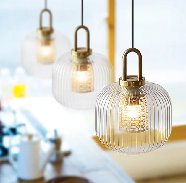 Modern Clear Glass Pendant Light