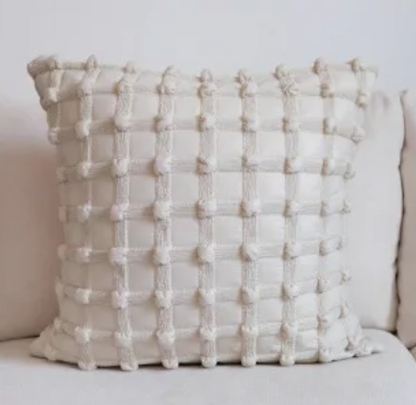 White Faux Fur & Velvet Pillow Covers – Luxe Satin Multi-Style Cushion Covers
