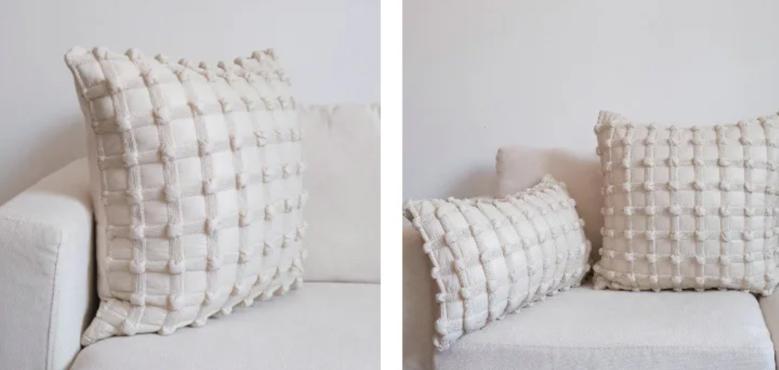 White Faux Fur & Velvet Pillow Covers – Luxe Satin Multi-Style Cushion Covers