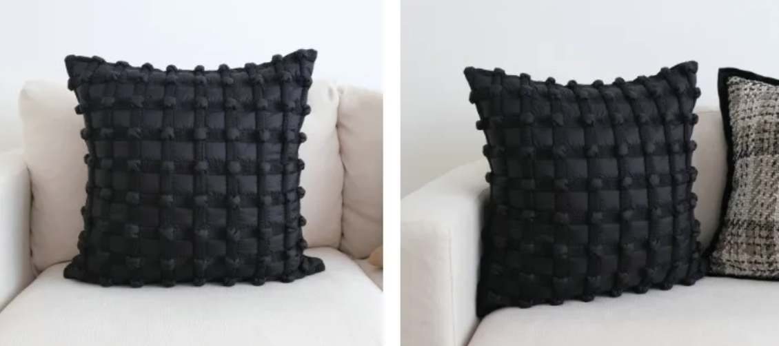 White Faux Fur & Velvet Pillow Covers – Luxe Satin Multi-Style Cushion Covers
