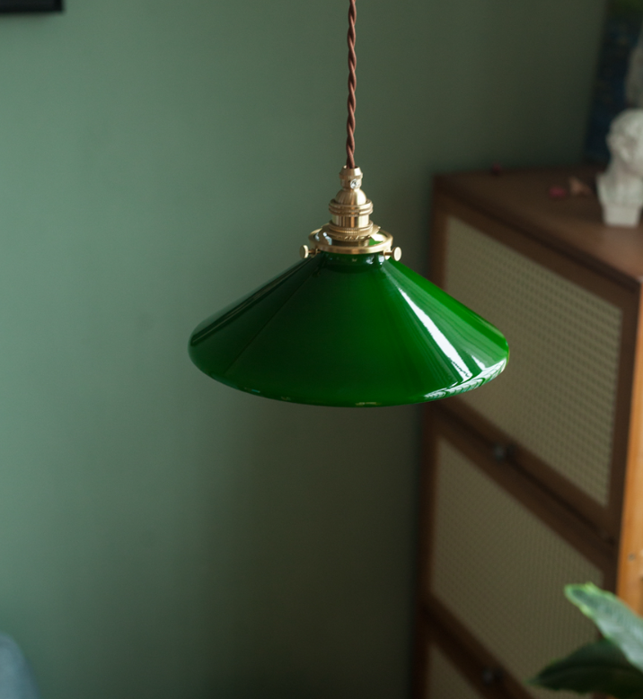 Wabi Sabi Green Glass pendant lights