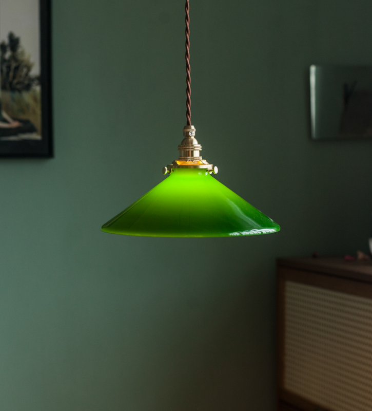 Wabi Sabi Green Glass pendant lights