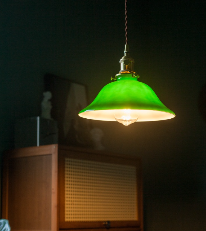 Wabi Sabi Green Glass pendant lights