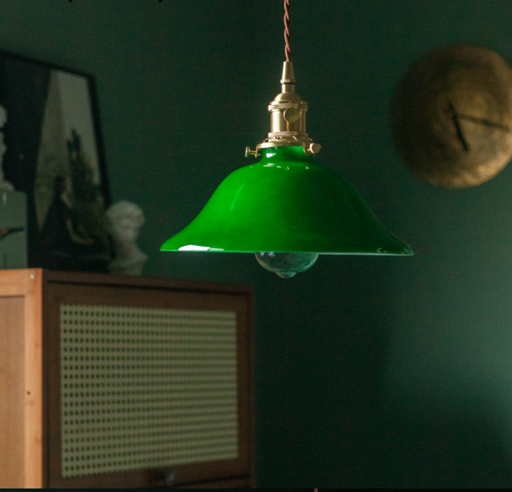 Wabi Sabi Green Glass pendant lights