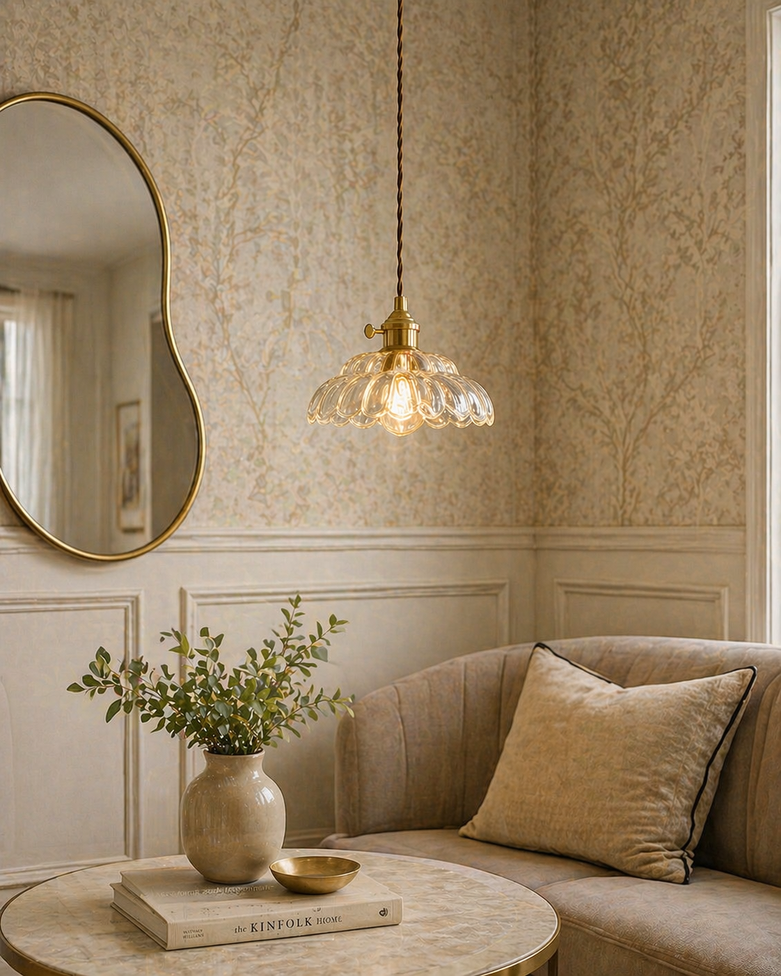Retro, Cottage & Contemporary Style Glass pendant lights