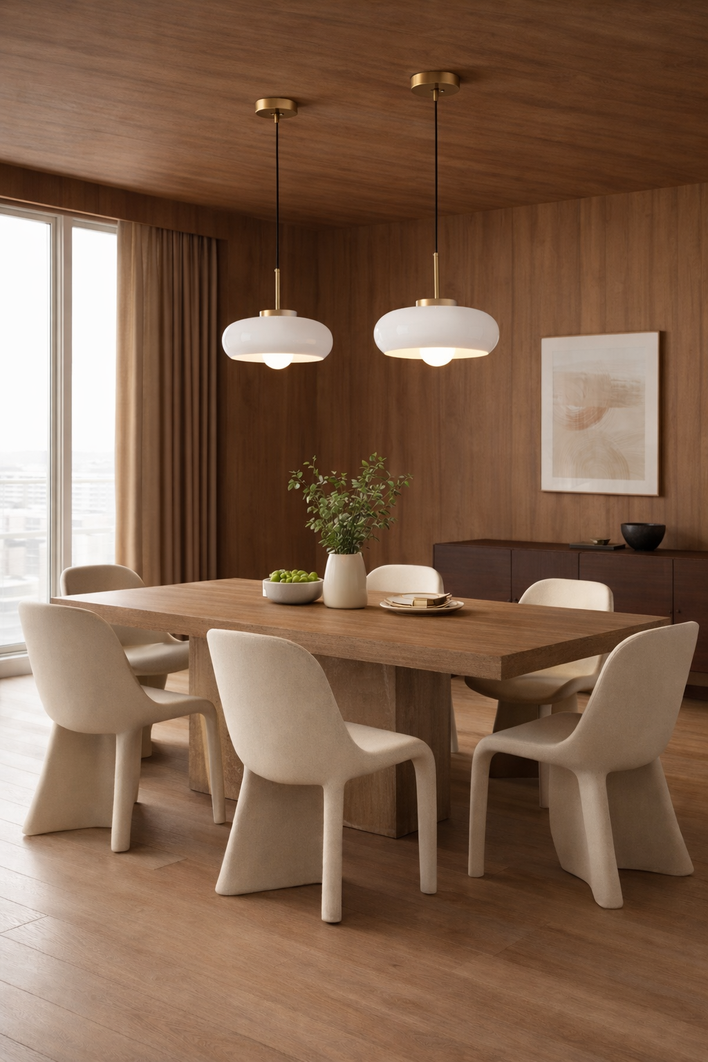 Snowflake white ceiling pendant light for dining room