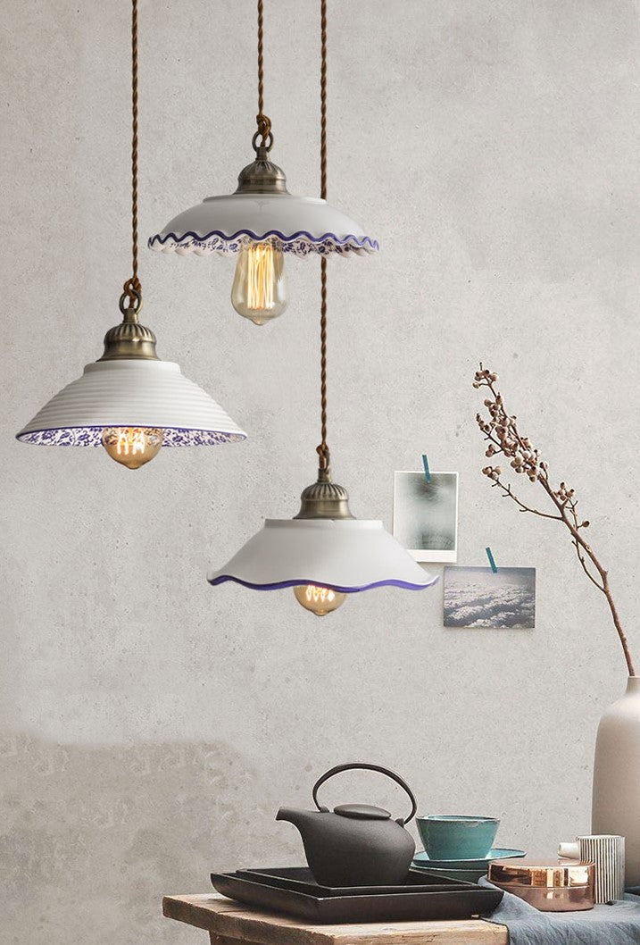 Loft Style Ceramic Pendant Light,  Kitchen Island Lights,