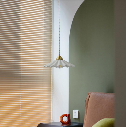 Ceramic pendant light