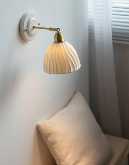 Contemporary Ceramic Wall Lamp: Modern Indoor Lighting Fixture