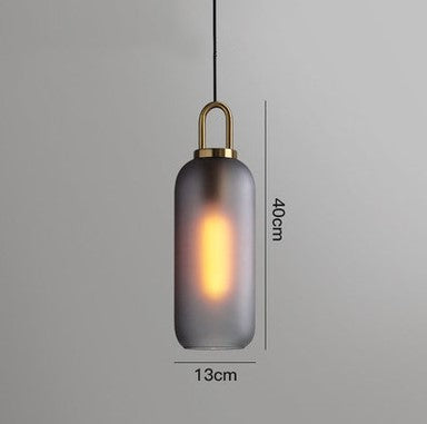 Ethereal Embers, Smoky Glass Pendant Lights, Gray lights