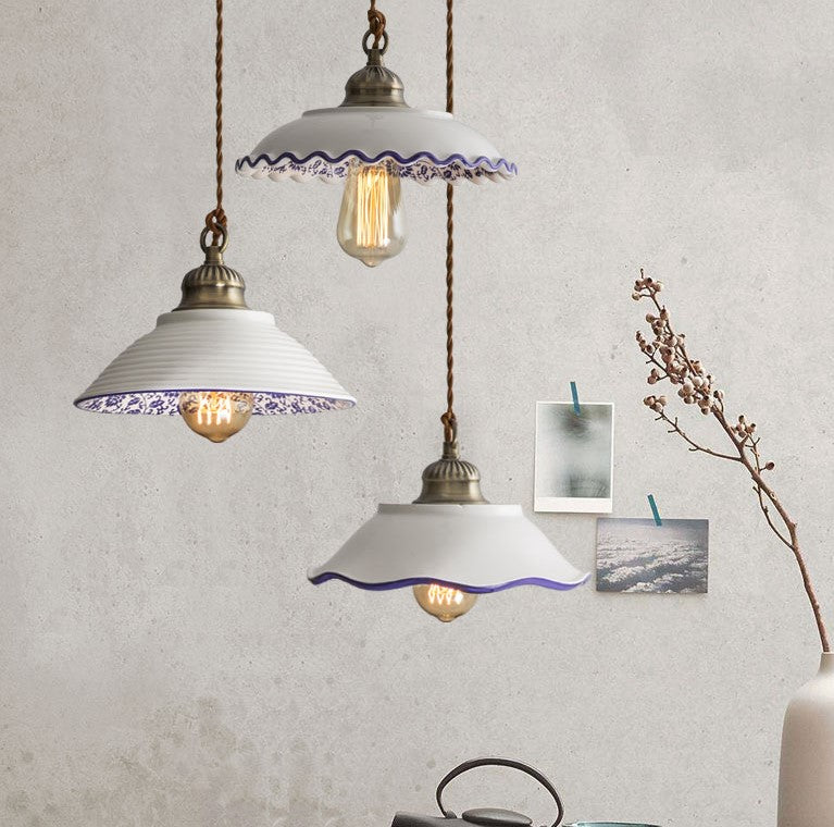 Loft Style Ceramic Pendant Light,  Kitchen Island Lights,