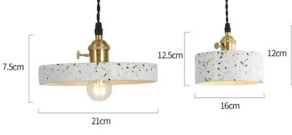 Minimalist White Pendant lights for Dining, Cafe & Bathroom